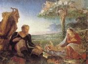 Philipp Otto Runge Rest on the Flight into Egypt oil painting